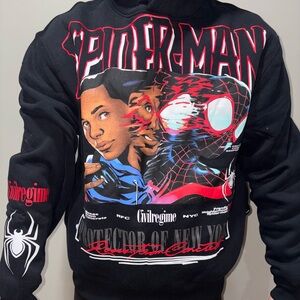 Civil Regime x  Spiderman Hoodie Men’s L NWT